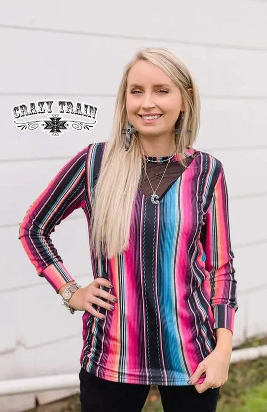 FLASHY FLARE TOP